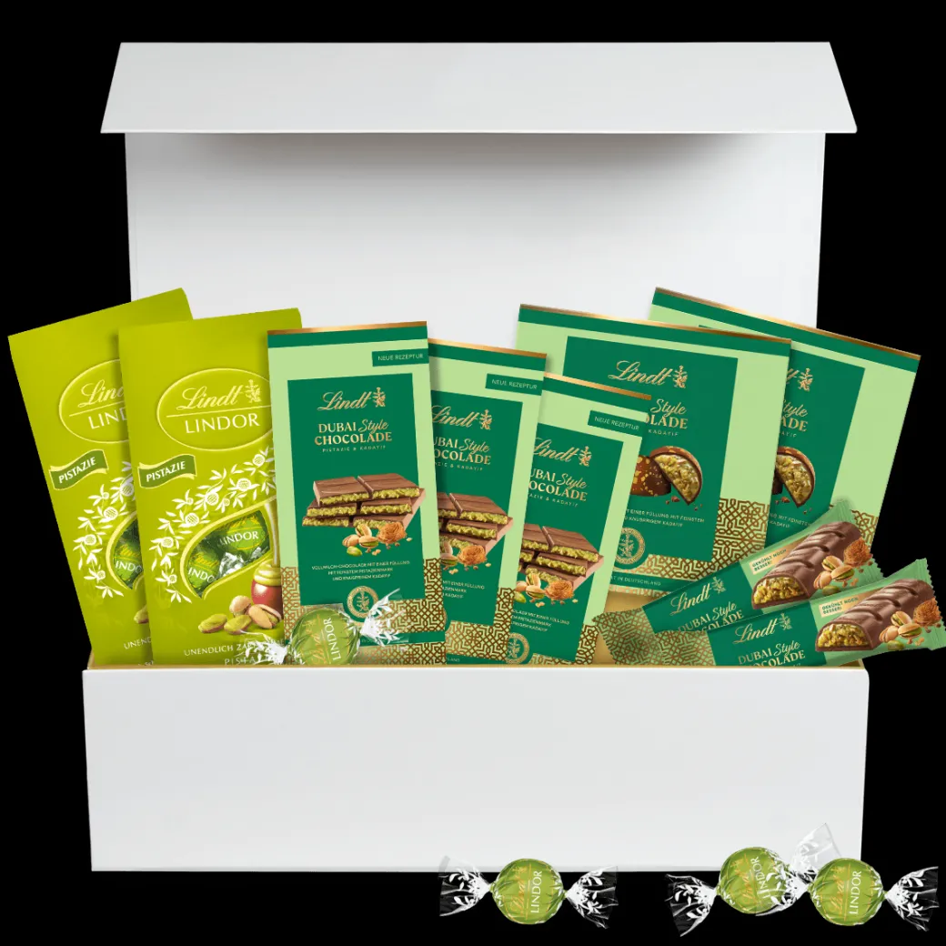 Clearance Best of Collection Geschenkbox Dubai Style Chocolade, 1219g (inklusive 250g Pick & Mix) Sticks|Tafeln