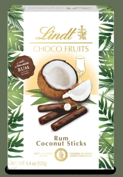 Sale CHOCO FRUITS Coconut Sticks Rum, 125g Nuss|Sommer