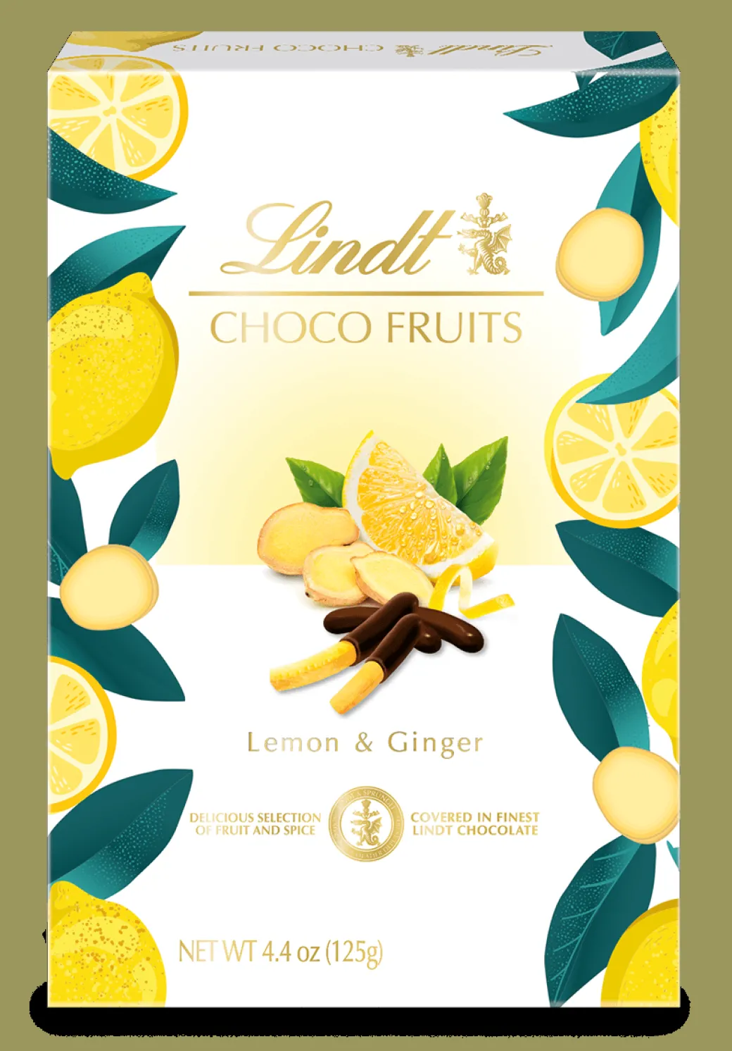 Outlet CHOCO FRUITS Zitrone Ingwer, 125g Frucht|Sommer