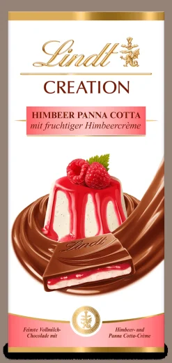Best CREATION Himbeer Panna Cotta, 150g Tafeln|Frucht