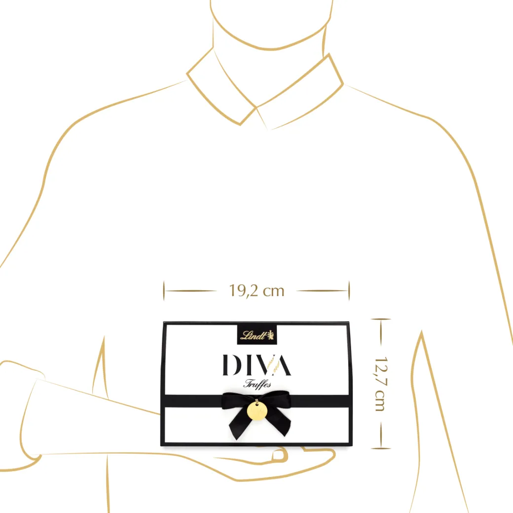 Best DIVA Pralinés Trüffel Clutch, 114g Pralinés|Mit Alkohol