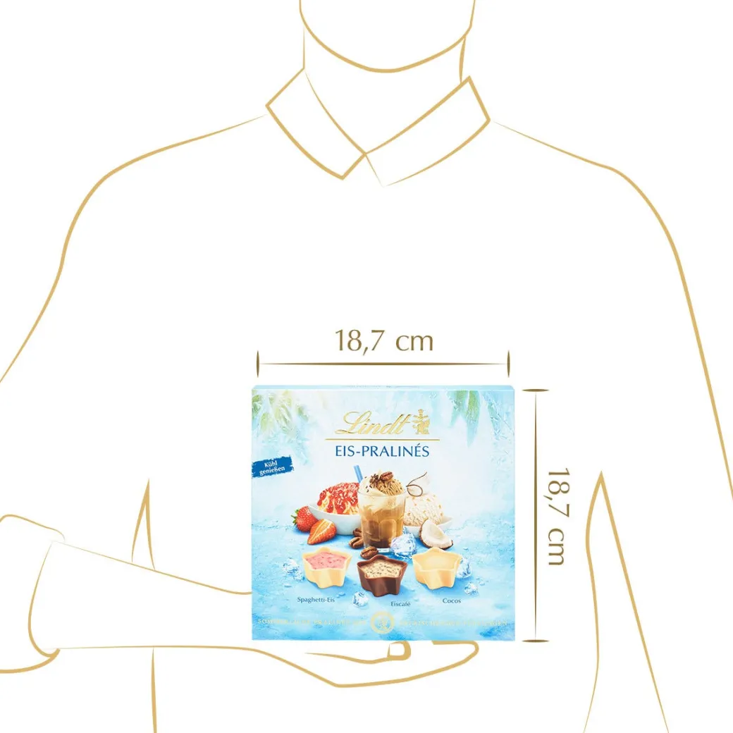 Fashion Eis-Pralinés, 148g Pralinés|Weiß