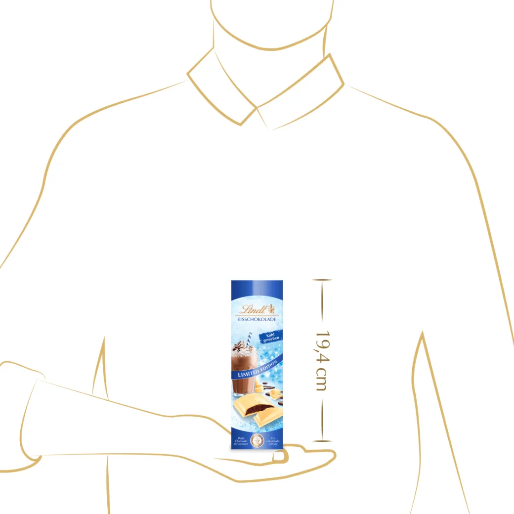 Fashion Eistafel Eisschokolade, 100g Tafeln|Weiß