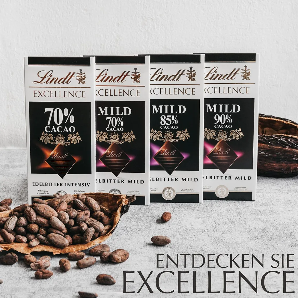 Hot EXCELLENCE 70%, 100g Tafeln|Dunkel