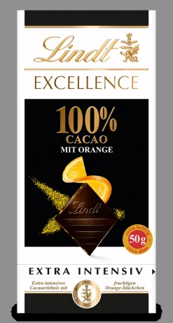 Clearance EXCELLENCE 100% Orange, 50g Tafeln|Frucht