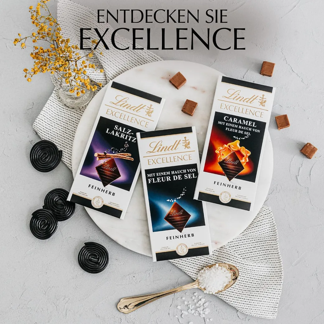 Best EXCELLENCE Caramel Fleur de Sel, 100g Tafeln|Karamell