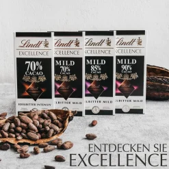 Best EXCELLENCE Mild 85%, 100g Tafeln|Vegan