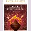Sale EXCELLENCE Pailleté mit feinem Gebäck & Caramel, 100g Tafeln|Dunkel