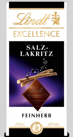New EXCELLENCE Salz-Lakritz, 100g Tafeln
