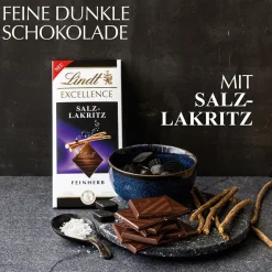 New EXCELLENCE Salz-Lakritz, 100g Tafeln