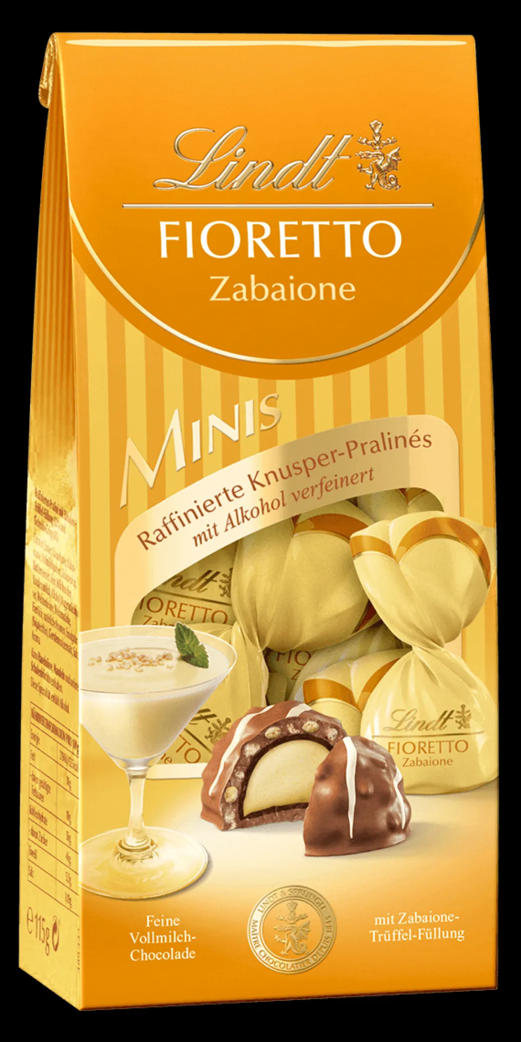 Sale FIORETTO Minis Zabaione, 115g Mit Alkohol|Vollmilch
