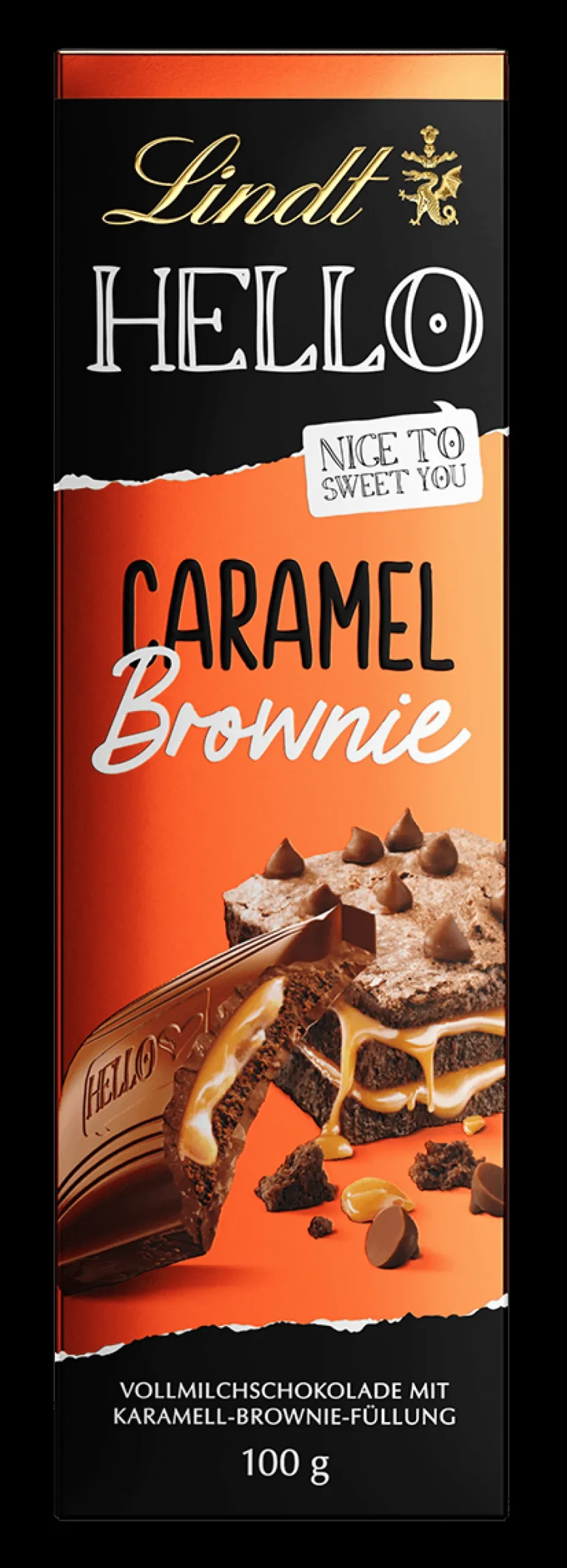 Clearance HELLO Caramel Brownie, 100g Tafeln|Karamell