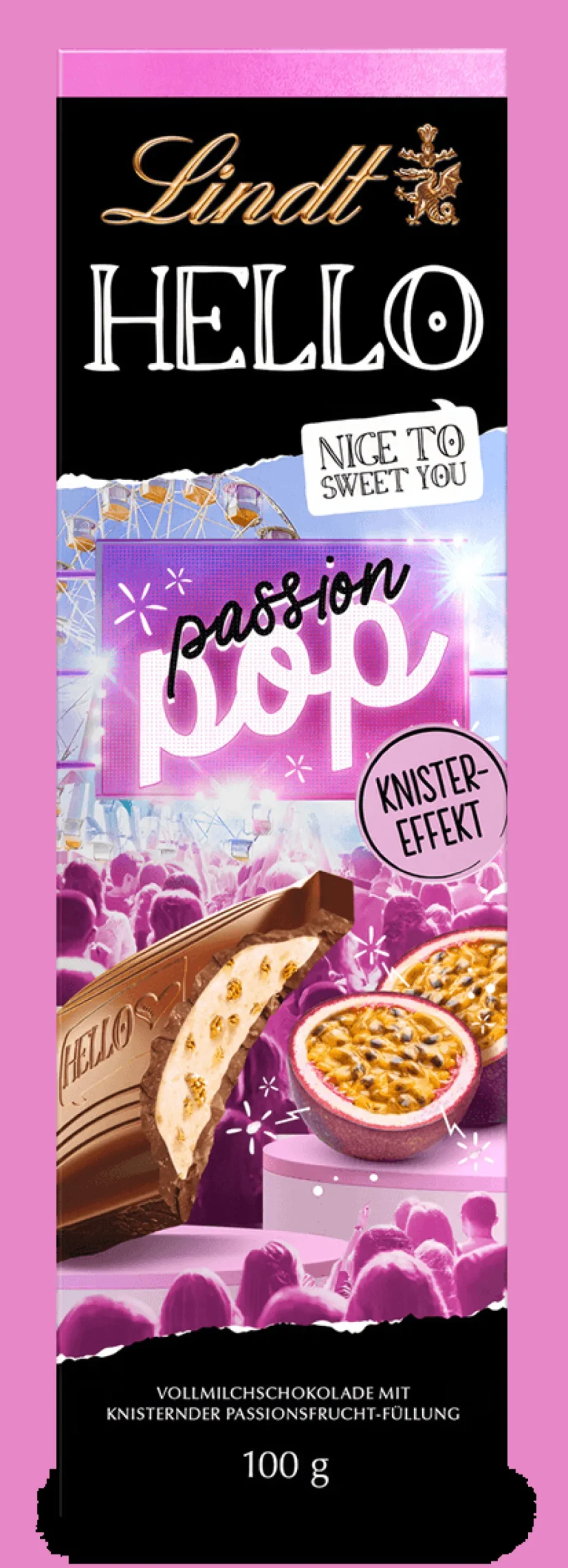 Sale HELLO Festival Passion Pop, 100g Tafeln