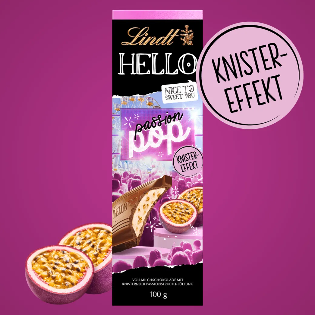 Sale HELLO Festival Passion Pop, 100g Tafeln