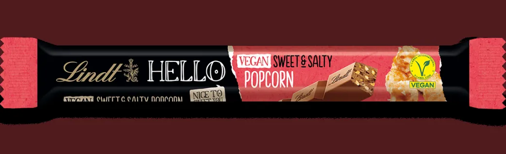 Fashion HELLO Vegan Sweet & Salty Popcorn Stick, 39g Vegan