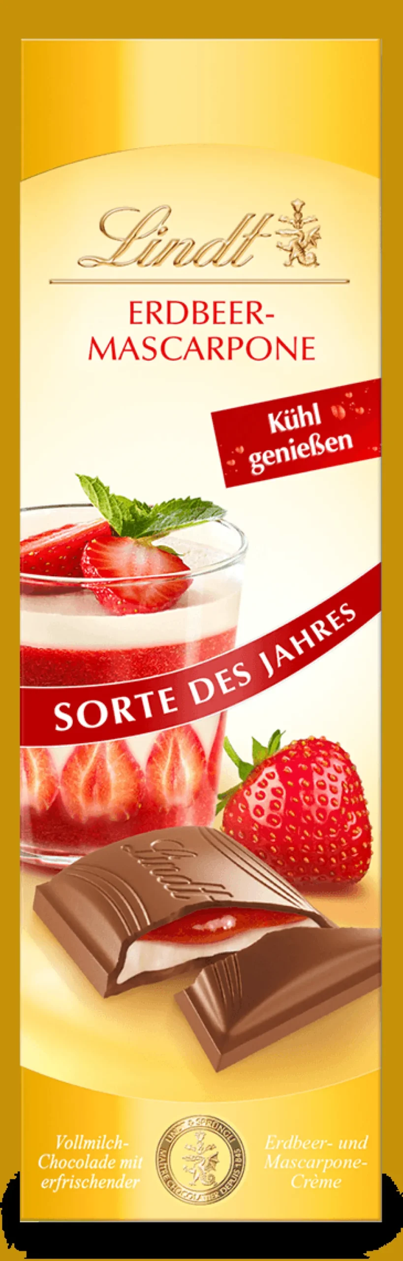 Hot Joghurt Erdbeer-Mascarpone, 100g Tafeln|Frucht