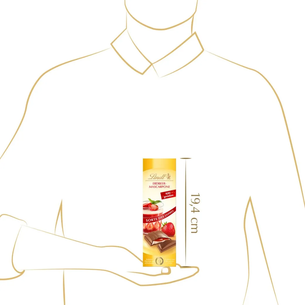Hot Joghurt Erdbeer-Mascarpone, 100g Tafeln|Frucht
