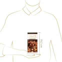 Fashion LES GRANDES Haselnuss Feinherb, 150g Tafeln|Nuss