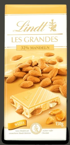 Best LES GRANDES Mandel Weiß, 150g Tafeln|Nuss