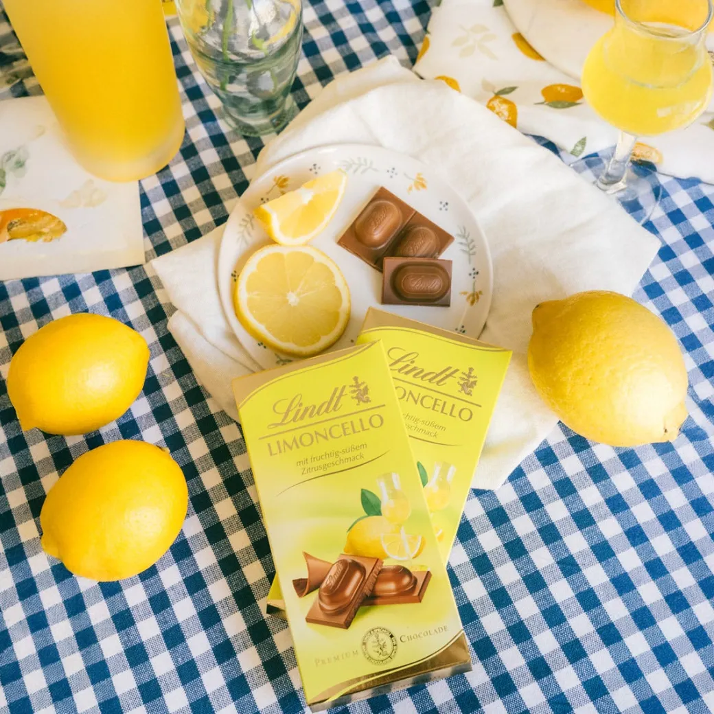 Clearance Limoncello, 100g Tafeln|Mit Alkohol