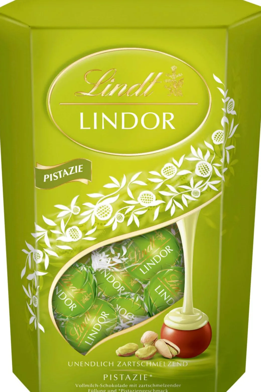 Fashion LINDOR Cornet Pistazie, 500g Cornet|Nuss