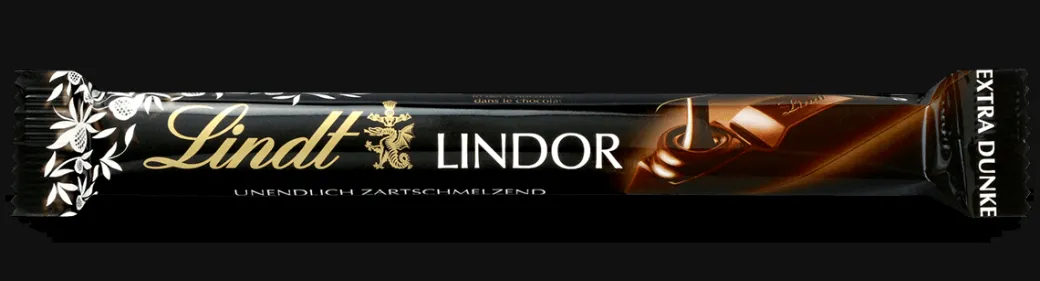 New LINDOR Dark 60% Stick, 38g Sticks|Dunkel