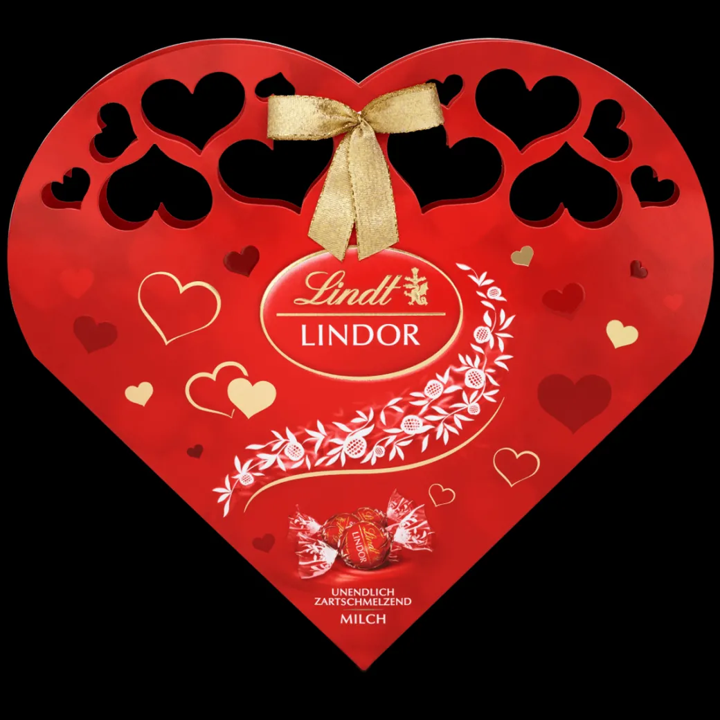 New LINDOR Herzpackung Milch, 200g Vollmilch