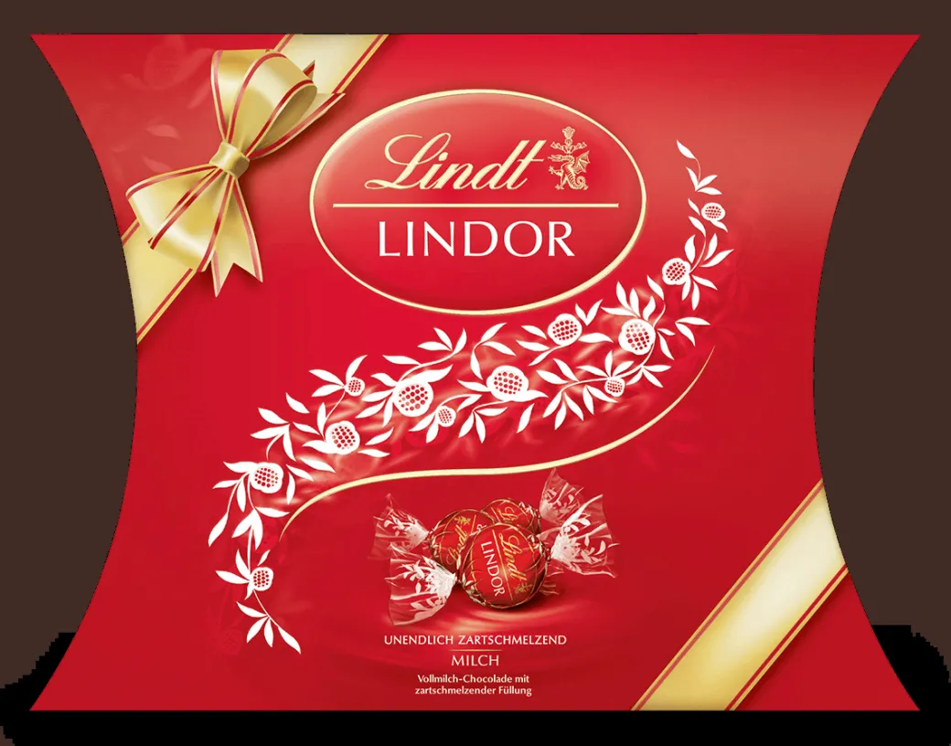 Hot LINDOR Kissenpackung Milch, 150g Sonstiges|Vollmilch
