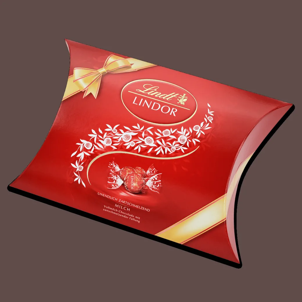 Hot LINDOR Kissenpackung Milch, 150g Sonstiges|Vollmilch
