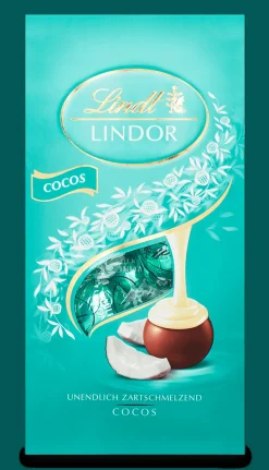 New LINDOR Kugel Beutel Cocos, 136g Beutel & Xl Beutel|Frucht