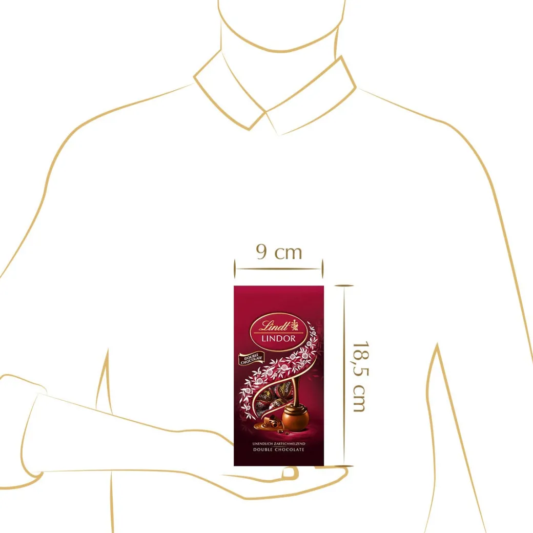 Sale LINDOR Kugel Beutel Double Chocolate, 137g Beutel & Xl Beutel