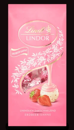 Best LINDOR Kugel Beutel Erdbeer-Sahne, 137g Beutel & Xl Beutel|Frucht