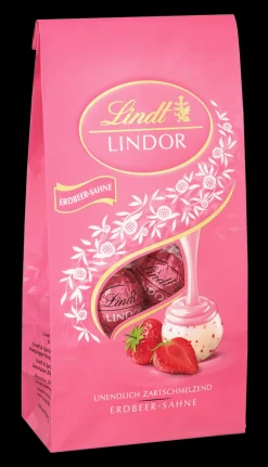 Best LINDOR Kugel Beutel Erdbeer-Sahne, 137g Beutel & Xl Beutel|Frucht