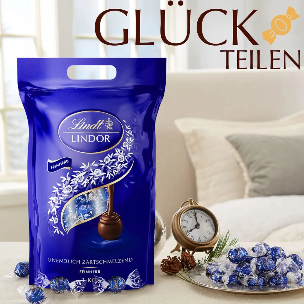 Online LINDOR Kugel Beutel Feinherb, 1000g Beutel & Xl Beutel|Dunkel