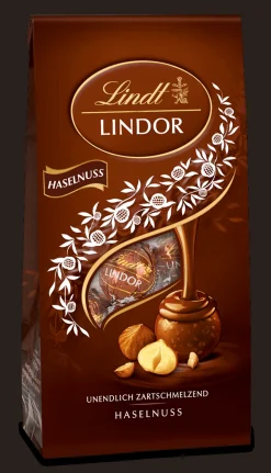 Best LINDOR Kugel Beutel Haselnuss, 137g Beutel & Xl Beutel|Nuss
