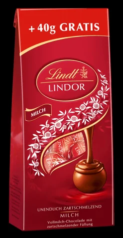 New LINDOR Kugel Beutel Milch, 150g Beutel & Xl Beutel