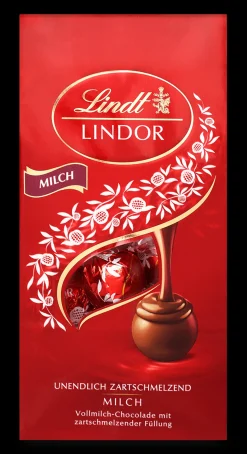 Fashion LINDOR Kugel Beutel Milch, 137g Vollmilch|Beutel & Xl Beutel