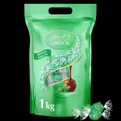 Outlet LINDOR Kugel Beutel Minze Milch, 1000g Beutel & Xl Beutel