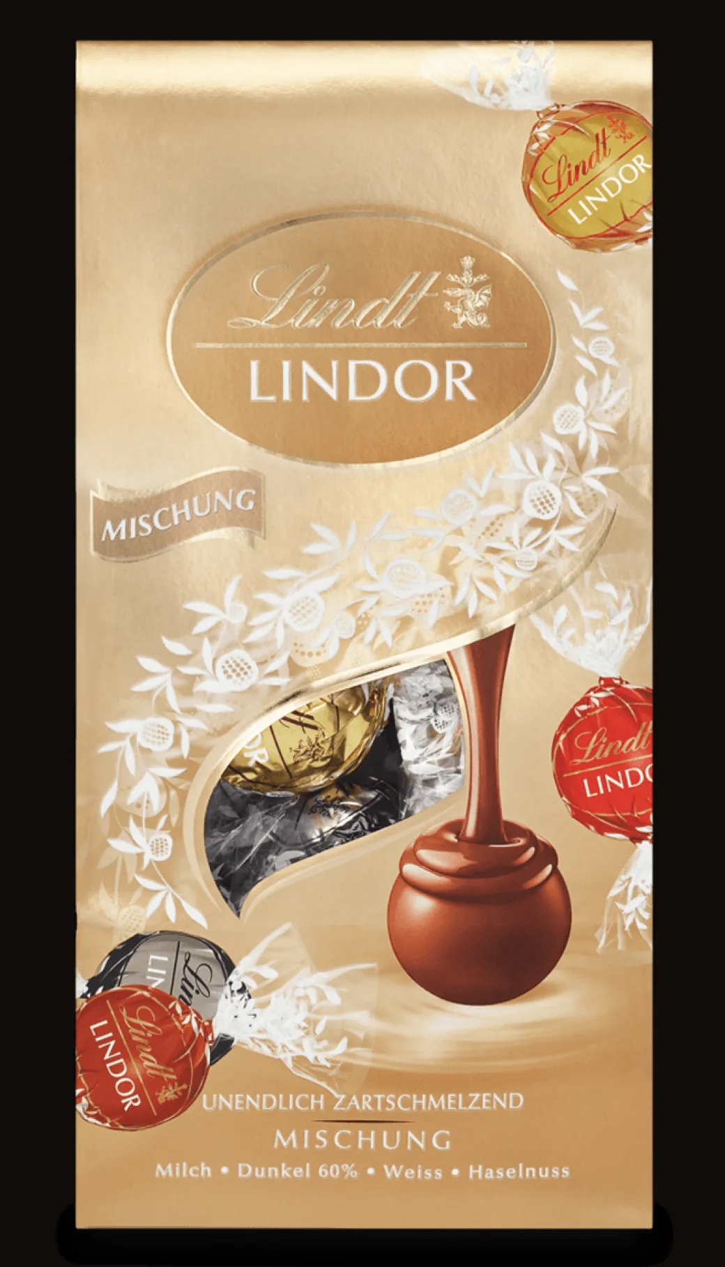 Clearance LINDOR Kugel Beutel Mischung, 137g Beutel & Xl Beutel|Dunkel