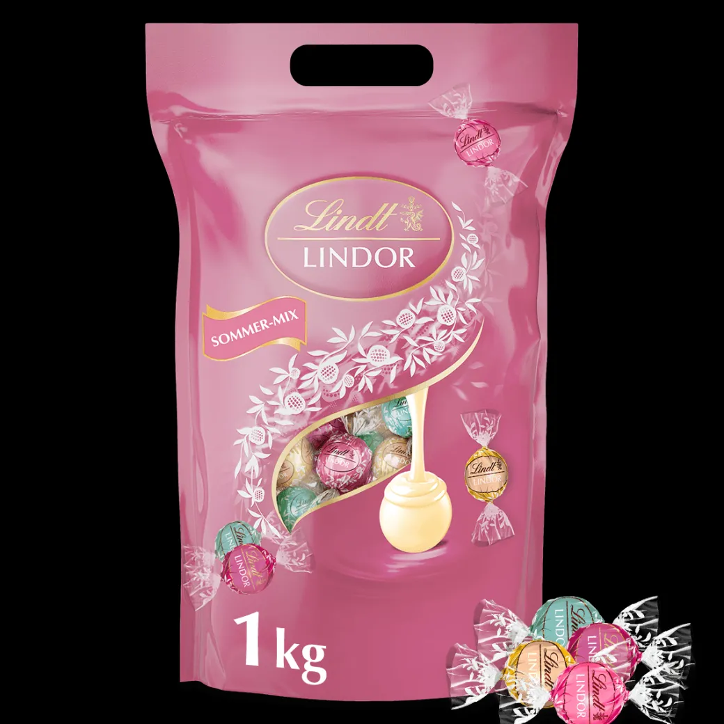 Clearance LINDOR Kugel Beutel Sommer-Mix, 1000g Beutel & Xl Beutel|Sommer