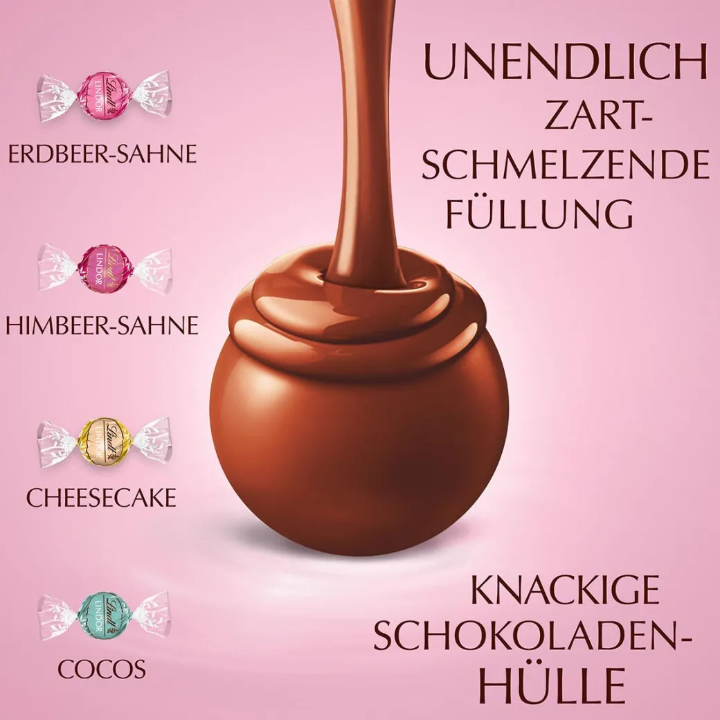 Clearance LINDOR Kugel Beutel Sommer-Mix, 1000g Beutel & Xl Beutel|Sommer