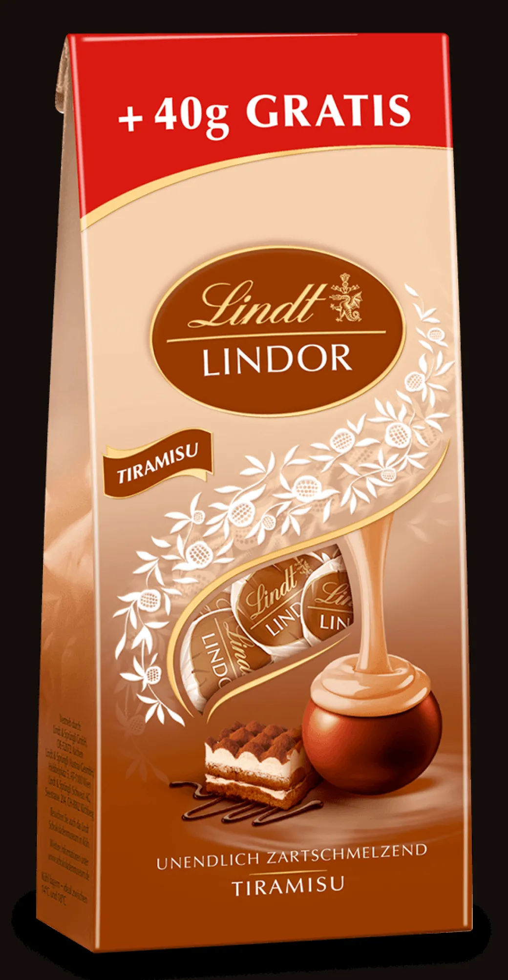 New LINDOR Kugel Beutel Tiramisu, 150g Beutel & Xl Beutel