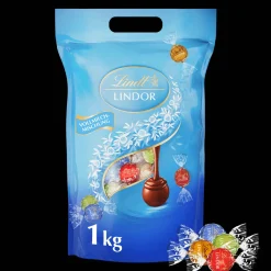 Sale LINDOR Kugel Beutel Vollmilch Mischung, 1000g Beutel & Xl Beutel