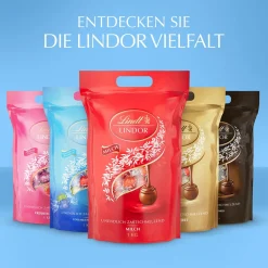 Sale LINDOR Kugel Beutel Vollmilch Mischung, 1000g Beutel & Xl Beutel