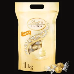 Discount LINDOR Kugel Beutel Weiß, 1000g Beutel & Xl Beutel|Weiß