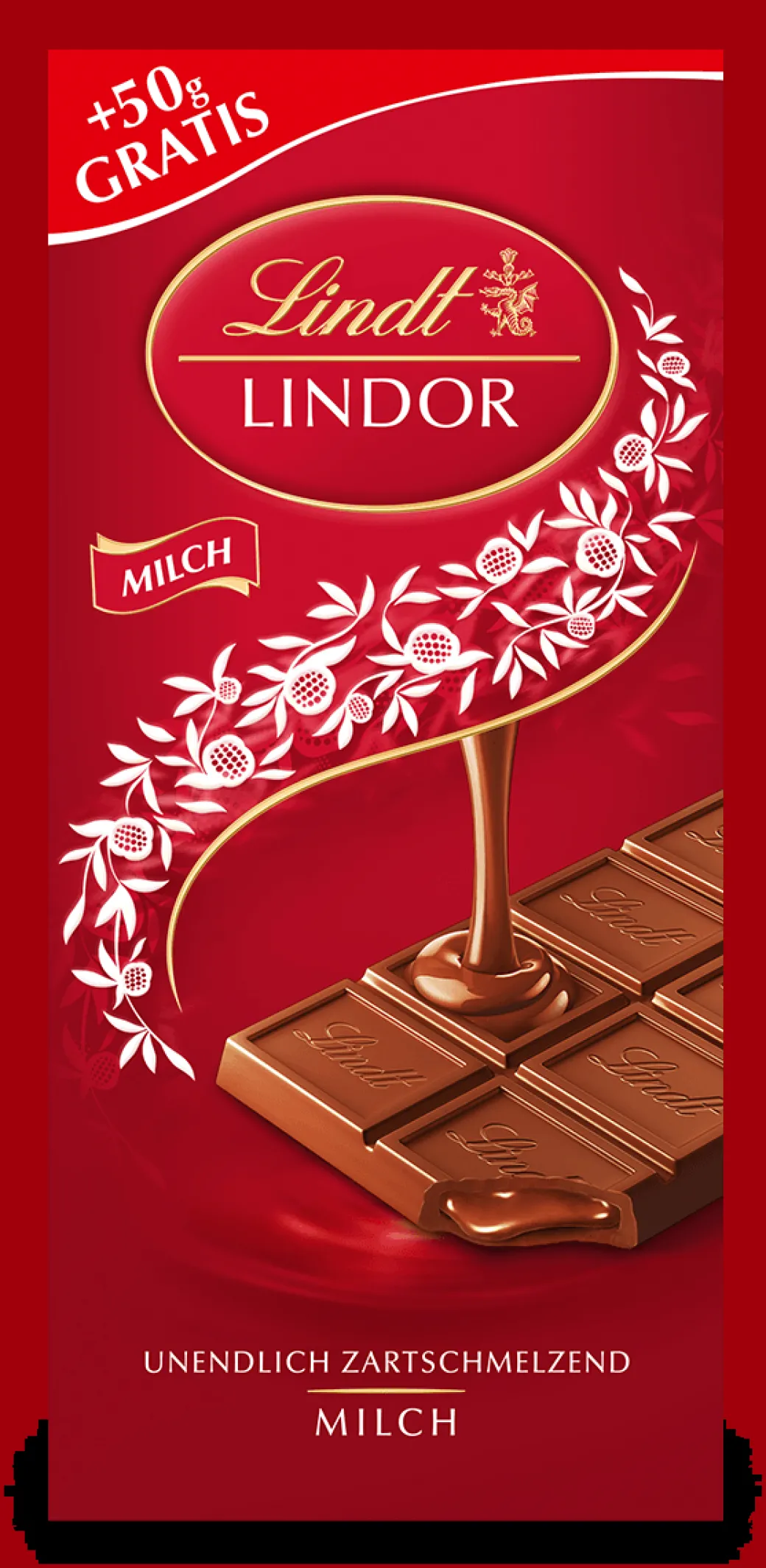 Discount LINDOR Milch, 150g Tafeln