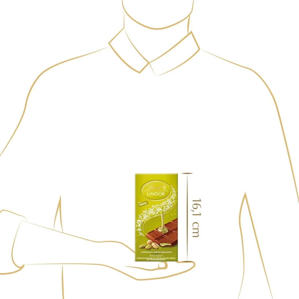 Clearance LINDOR Pistazie, 100g Tafeln|Nuss
