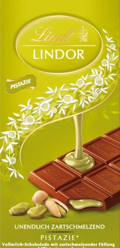 Clearance LINDOR Pistazie, 100g Tafeln|Nuss