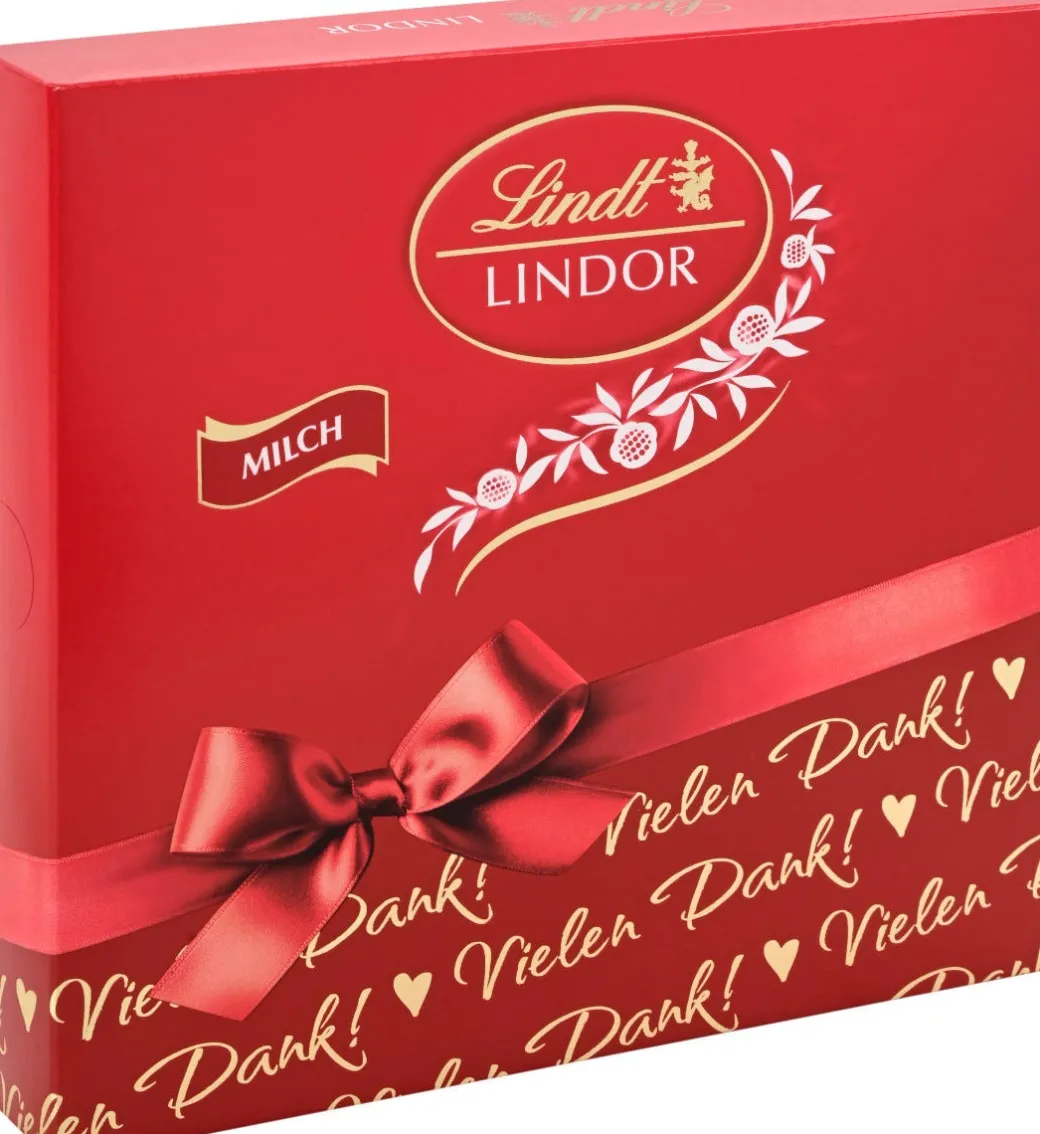 Outlet LINDOR Präsent Box Milch, 187g Vollmilch