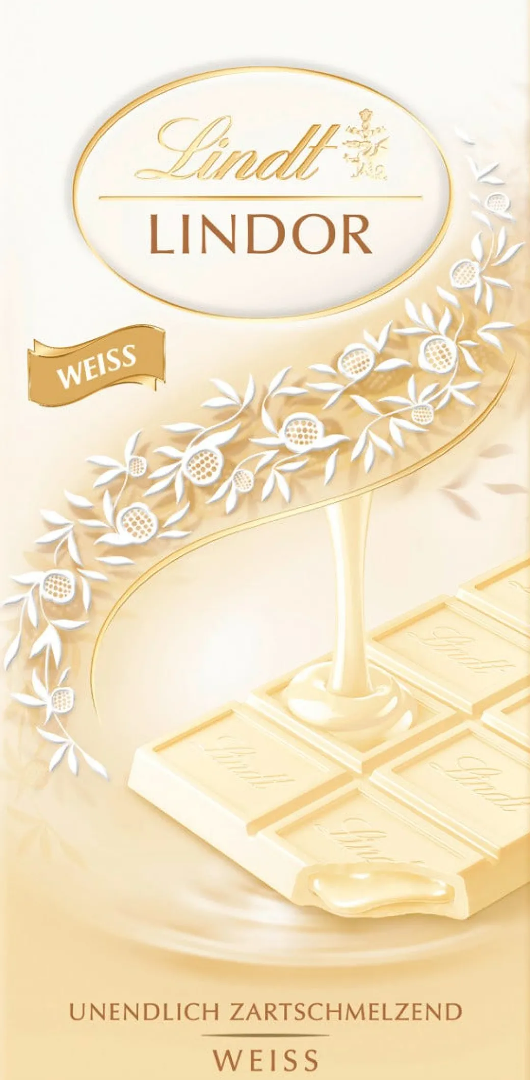Clearance LINDOR Weiß, 100g Tafeln